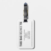 荷物のラベルは幸せに作るものがの多くをします ラゲッジタグ (裏面縦)