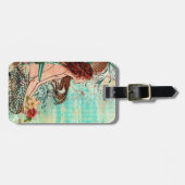 荷物のラベルは海岸のラベルによって人魚をカスタマイズ ラゲッジタグ (正面横)