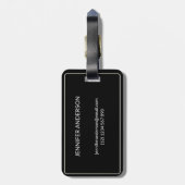 荷物のラベルアロハ ラゲッジタグ (裏面縦)