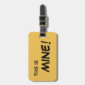荷物のラベル-これは私の物です! ラゲッジタグ (正面縦)