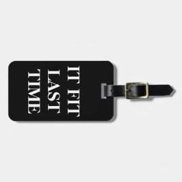 荷物のラベル「それは最後のTimeに合いました ラゲッジタグ