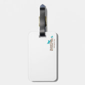 荷物のラベル"ウォルター猫" ラゲッジタグ (裏面縦)