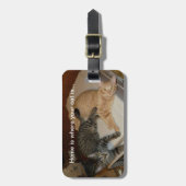 荷物のラベル-カスタムな写真 ラゲッジタグ (正面縦)