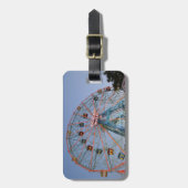 荷物のラベル: コニーアイランドの驚異の車輪 ラゲッジタグ (正面縦)