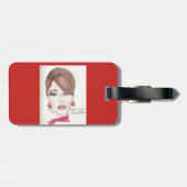 荷物のラベル。 テーマ搭乗員 ラゲッジタグ (裏面横)