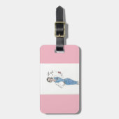 荷物のラベル。 テーマ搭乗員 ラゲッジタグ (正面縦)
