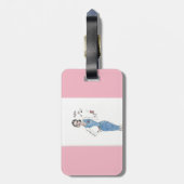 荷物のラベル。 テーマ搭乗員 ラゲッジタグ (裏面縦)