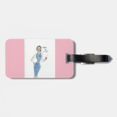 荷物のラベル。 テーマ搭乗員 ラゲッジタグ (裏面横)