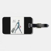 荷物のラベル。 テーマ搭乗員 ラゲッジタグ (裏面横)