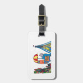 荷物のラベル|ニューヨーク、NY (LGA) ラゲッジタグ (正面縦)