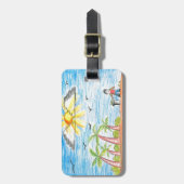 荷物のラベル ラゲッジタグ (正面縦)