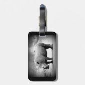 荷物のラベル ラゲッジタグ (裏面縦)