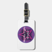 荷物のラベル ラゲッジタグ (正面縦)