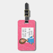 荷物のラベル ラゲッジタグ (正面縦)