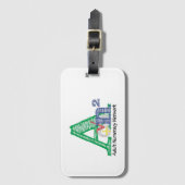 荷物のラベル ラゲッジタグ (正面縦)