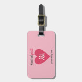 荷物のラベル ラゲッジタグ (正面縦)