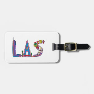 荷物のラベル ラスベガス、NV (LAS) ラゲッジタグ