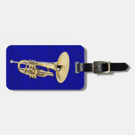 荷物のラベル- Mellophone -色を選んで下さい ラゲッジタグ
