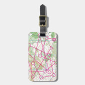 荷物のラベル- orienteeringコース ラゲッジタグ (正面縦)