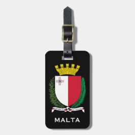 荷物のラベルMalta*の紋章付き外衣 ラゲッジタグ