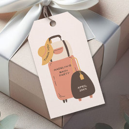 荷物の梱包バッグ先バチェロレッテ ギフトタグ