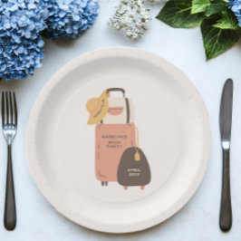 荷物の梱包バッグ先バチェロレッテ ペーパープレート