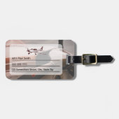 荷物の航空スタイルIDラベル ラゲッジタグ (正面横)