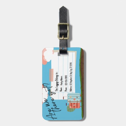 荷物の荷札はまだある ラゲッジタグ (正面縦)