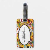 荷物は伝言を解く用意ができている ラゲッジタグ (裏面縦)