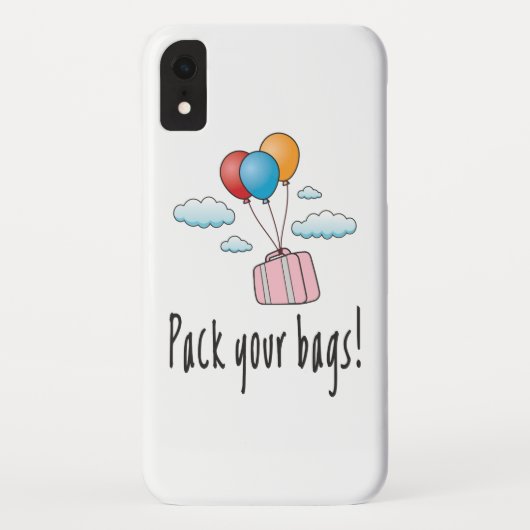 荷物をまとめよう、バケーションへ行こう Case-Mate iPhoneケース (裏面)