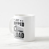 荷物を落としたばかりだ コーヒーマグカップ (正面左)