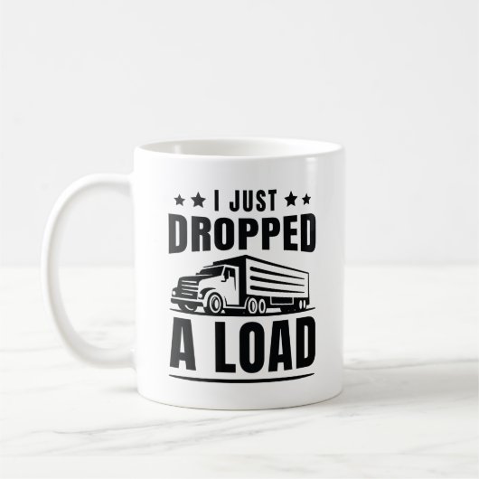 荷物を落としたばかりだ コーヒーマグカップ (左)