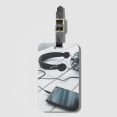 荷物エレガントモダンタグ ラゲッジタグ (正面縦)