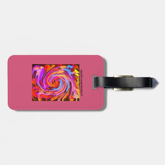 荷物カラフルタグ ラゲッジタグ (裏面横)