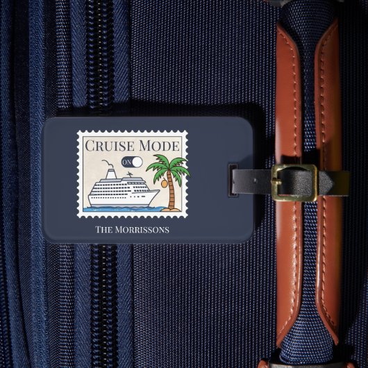 荷物タグのクルーズモード ラゲッジタグ (正面インサイチュ4)