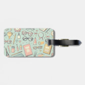 荷物タグの眼鏡パターン ラゲッジタグ (裏面横)