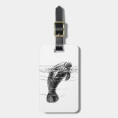 荷物タグの管理 ラゲッジタグ (正面縦)