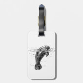 荷物タグの管理 ラゲッジタグ (裏面縦)