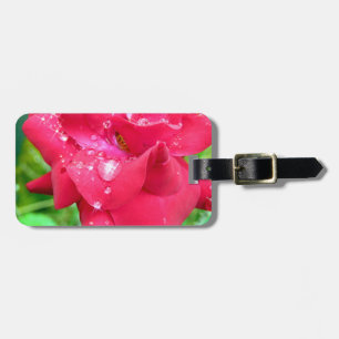 荷物タグの花びらの小滴 ラゲッジタグ