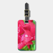 荷物タグの花びらの小滴 ラゲッジタグ (正面縦)