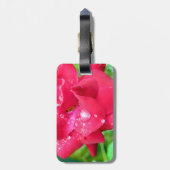 荷物タグの花びらの小滴 ラゲッジタグ (裏面縦)