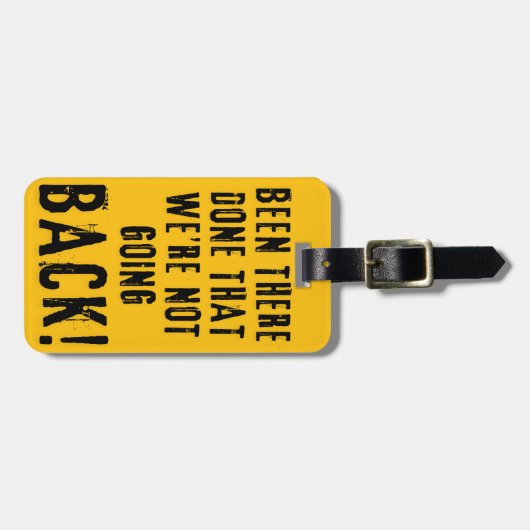 荷物タグは戻らない ラゲッジタグ (正面横)