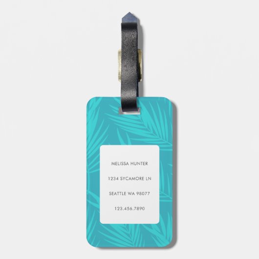 荷物タグをパグ ラゲッジタグ (裏面縦)