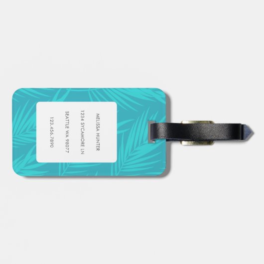 荷物タグをパグ ラゲッジタグ (裏面横)