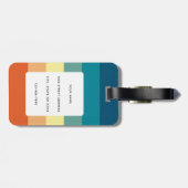 荷物タグをパグ ラゲッジタグ (裏面横)