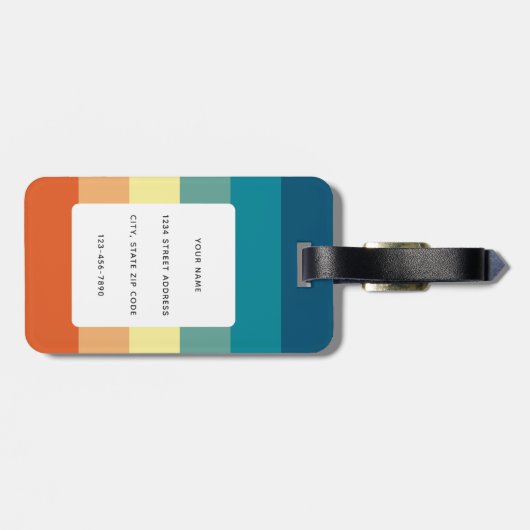 荷物タグをパグ ラゲッジタグ (裏面横)