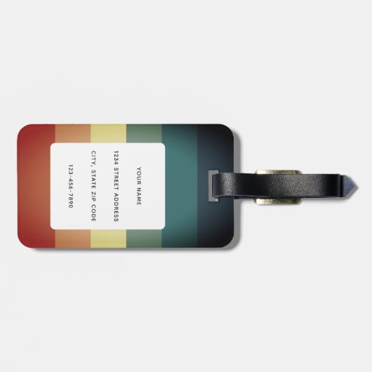 荷物タグをパグ ラゲッジタグ (裏面横)