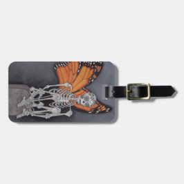 荷物タグスケルトンDay of the DeadバッグID ラゲッジタグ