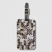 荷物タグパズルパターン ラゲッジタグ (正面縦)