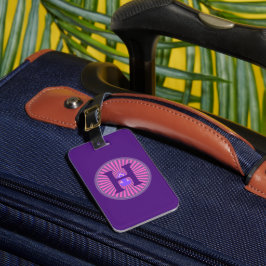 荷物タグヨガゼン – -パーソナライズされた追加イニシャル ラゲッジタグ
